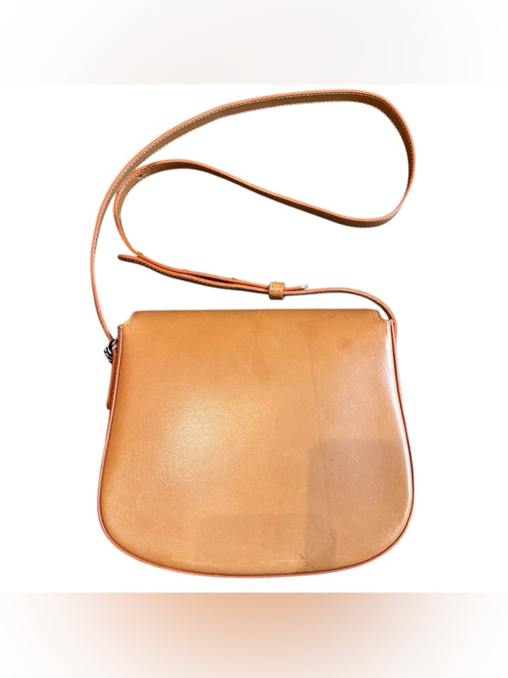 Mansur Gavriel Classic Crossbody Italian Leather Flap Front Crossbody Bag - Picture 4 of 10